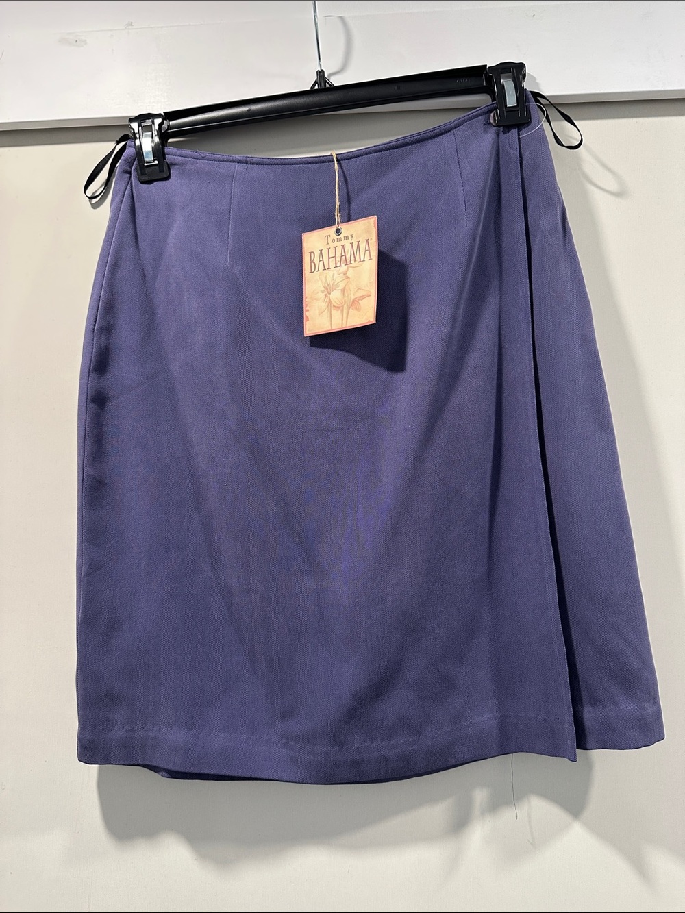 Tommy Bahama Deep Purple/Blue Silk Wrap Skirt